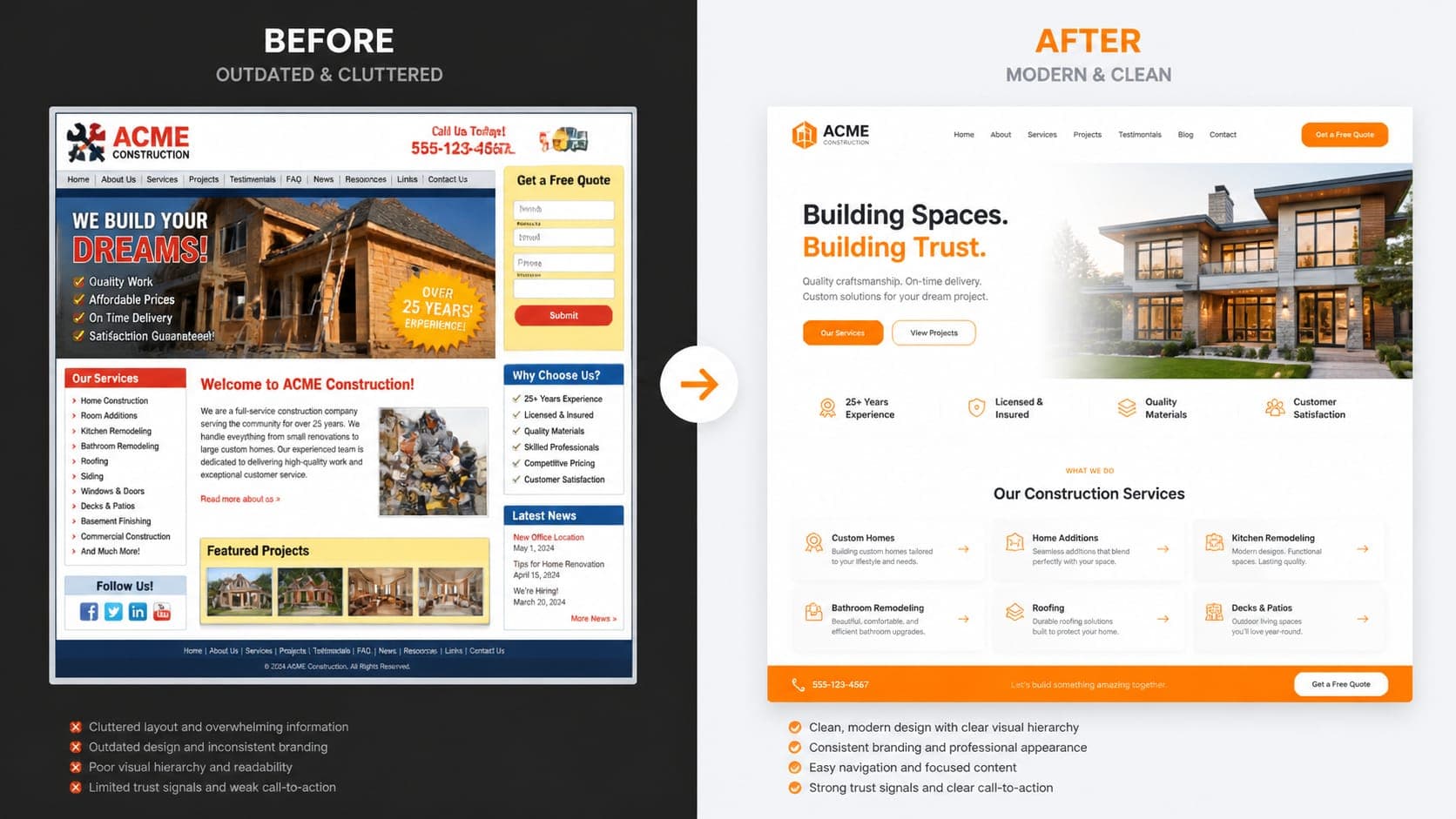 Before / After Result